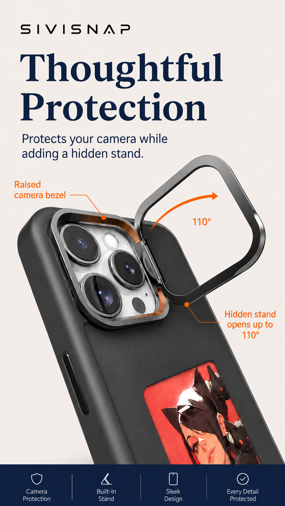 SiviSnap™ Smart E-Ink Case
