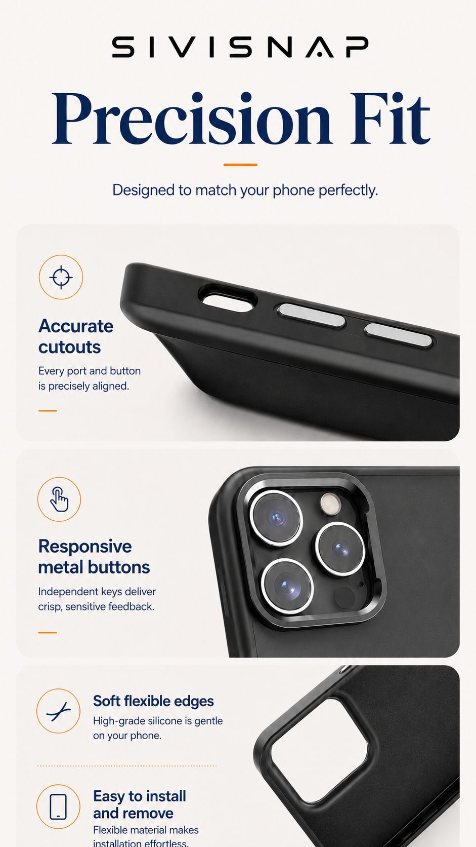 SiviSnap™ Smart E-Ink Case