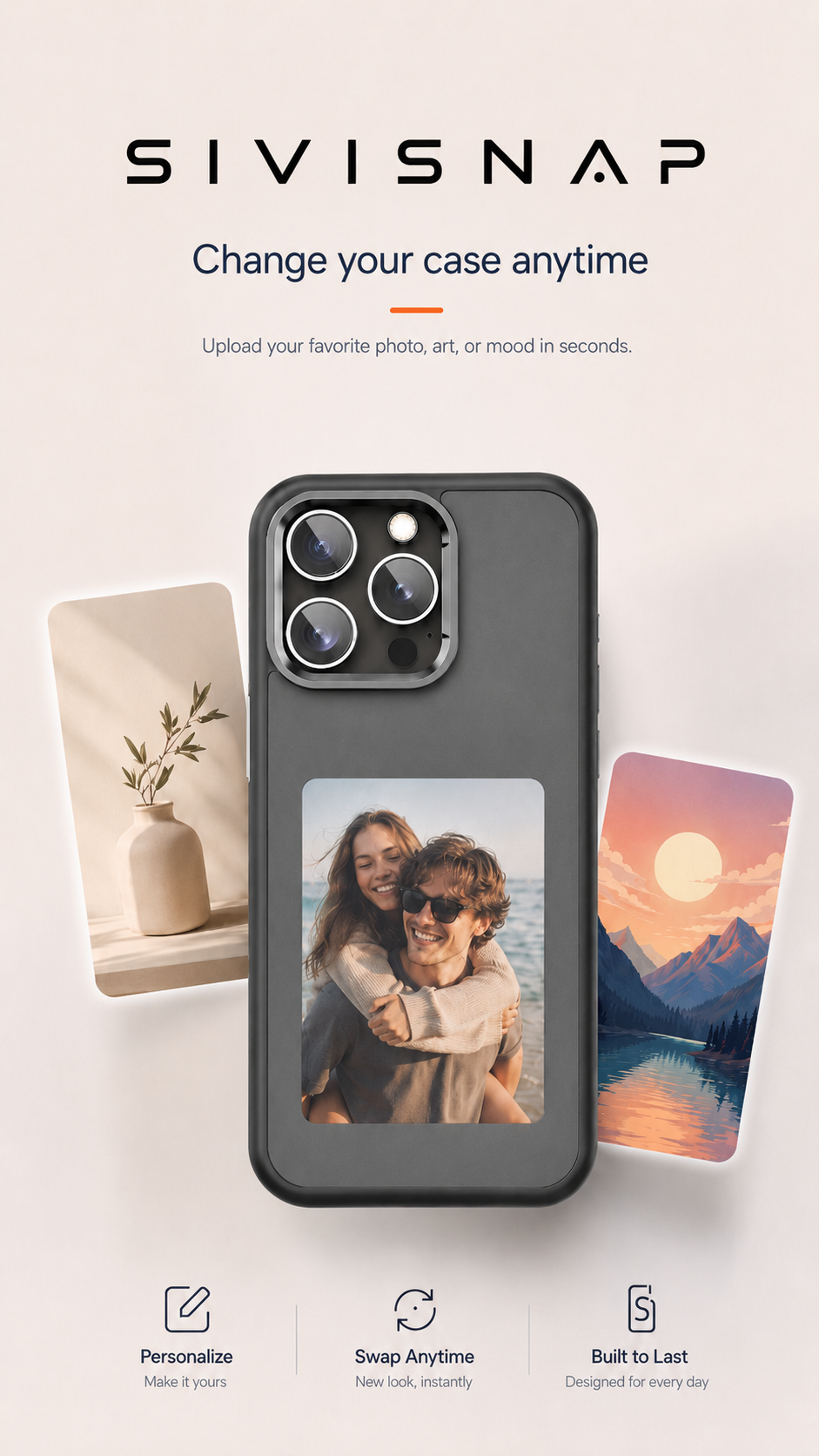 SiviSnap™ Smart E-Ink Case
